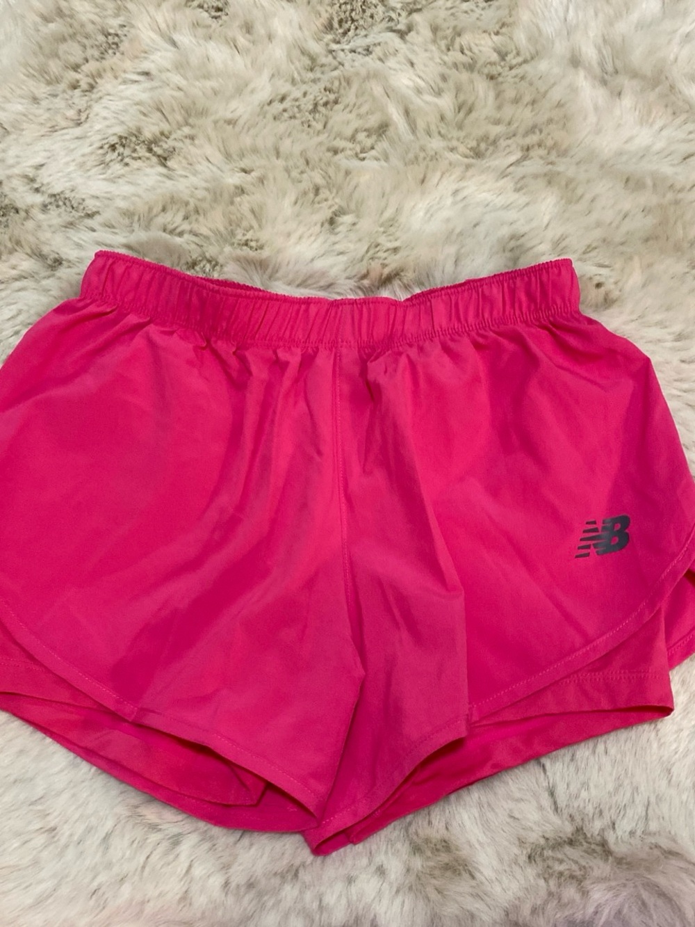 New Balance Women's Bright Pink Athletic Shorts